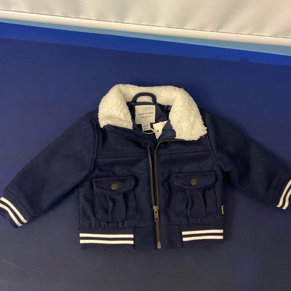 Janie and Jack navy winter jacket